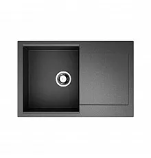 Кухонная мойка черный Artgranit Omoikiri Daisen 78-BL