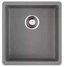 Кухонная мойка ленинградский серый Artgranit Omoikiri Kata 40-U-GR
