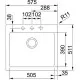 Купить Кухонная мойка Franke Maris MRG 210-58 ваниль 135.0339.206 в магазине сантехники Santeh-Crystal.ru