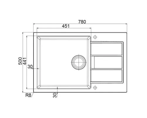 Заказать Кухонная мойка Tectonite Franke Sirius SID 651-78/45 кофе 114.0489.215 в магазине сантехники Santeh-Crystal.ru