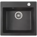 Кухонная мойка Teka Clivo 50 S-TQ черный металлик 40148010