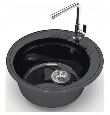 Кухонная мойка Marrbaxx Лексия Z6 черный глянец Z006Q004