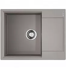 Кухонная мойка Artgranit Omoikiri Daisen 65-GR ленинградский серый 4993682