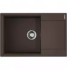 Кухонная мойка Artgranit Omoikiri Daisen 78-LB-DC темный шоколад 4993691