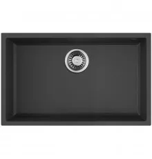 Кухонная мойка Tetogranit Omoikiri Tedori 66-U-BL черный 4993972