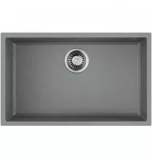 Кухонная мойка Tetogranit Omoikiri Tedori 66-U-GR ленинградский серый 4993541