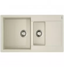 Кухонная мойка Artgranit Omoikiri Daisen 86-2-PA пастила 4993473