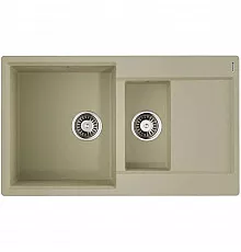 Кухонная мойка Artgranit Omoikiri Daisen 86-2-BE ваниль 4993471