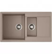 Кухонная мойка Artgranit Omoikiri Daisen 86-2-SA бежевый 4993478