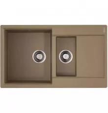 Кухонная мойка Artgranit Omoikiri Daisen 86-2-CA карамель 4993474