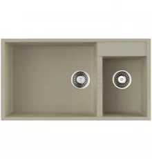 Кухонная мойка Tetogranit Omoikiri Tedori 85-2-U-BE ваниль 4993941