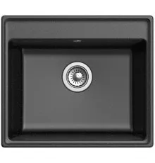 Кухонная мойка GranFest черный Vertex GF-V-580