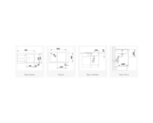 Приобрести Кухонная мойка Blanco Metra 5S черный 525918 в магазине сантехники Santeh-Crystal.ru