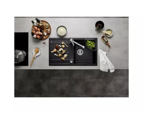 Приобрести Кухонная мойка Blanco Metra 5S Темная скала 518871 в магазине сантехники Santeh-Crystal.ru