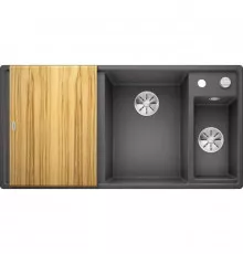 Кухонная мойка Blanco Axia III 6S InFino темная скала 523463