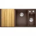 Кухонная мойка Blanco Axia III 6S InFino кофе 523471