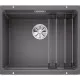 Приобрести Кухонная мойка Blanco Etagon 500-U InFino темная скала 522228 в магазине сантехники Santeh-Crystal.ru