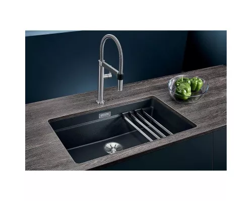 Купить Кухонная мойка Blanco Etagon 700-U InFino черный 525891 в магазине сантехники Santeh-Crystal.ru