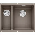 Кухонная мойка Blanco Subline 340/160-U InFino серый беж 523565 Кухонная мойка Blanco Subline 340/160-U InFino серый беж 523565