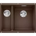 Кухонная мойка Blanco Subline 340/160-U InFino кофе 523567 Кухонная мойка Blanco Subline 340/160-U InFino кофе 523567