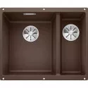 Кухонная мойка Blanco Subline 340/160-U InFino кофе 523557 Кухонная мойка Blanco Subline 340/160-U InFino кофе 523557