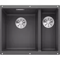 Кухонная мойка Blanco Subline 340/160-U InFino темная скала 523549 Кухонная мойка Blanco Subline 340/160-U InFino темная скала 523549