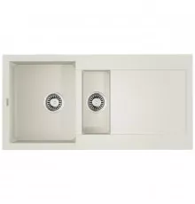 Кухонная мойка Tetogranit Omoikiri Sakaime 100-2-WH белый 4993895