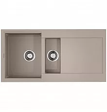 Кухонная мойка Tetogranit Omoikiri Sakaime 100-2-SA бежевый 4993894