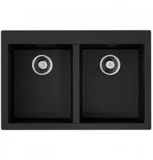 Кухонная мойка Tetogranit Omoikiri Bosen 80-2-BL черный 4993836