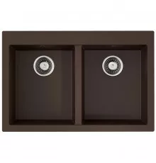 Кухонная мойка Tetogranit Omoikiri Bosen 80-2-DC темный шоколад 4993840