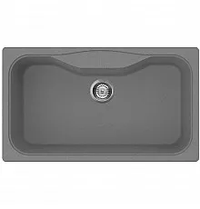 Кухонная мойка Tetogranit Omoikiri Maru 86-GR ленинградский серый 4993574