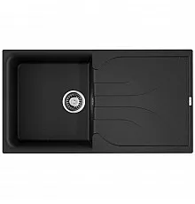 Кухонная мойка Tetogranit Omoikiri Yasugata 100-BL черный 4993844