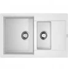 Кухонная мойка Tetogranit Omoikiri Daisen 78-2T-WH белый 4993530
