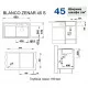 Заказать Кухонная мойка Blanco Zenar 45S InFino антрацит 523850 в магазине сантехники Santeh-Crystal.ru