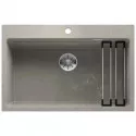 Кухонная мойка Blanco Etagon 8 InFino бетон 525302 Кухонная мойка Blanco Etagon 8 InFino бетон 525302