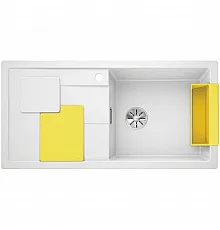 Кухонная мойка Blanco Sity XL 6S InFino белый/лимон 525055