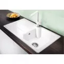 Кухонная мойка чаша справа Blanco Idessa 45S Глянцевый белый 514498 Кухонная мойка чаша справа Blanco Idessa 45S Глянцевый белый 514498