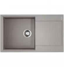 Кухонная мойка Artgranit Omoikiri Daisen 86-GR ленинградский серый 4993698