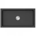 Кухонная мойка Natceramic Omoikiri Mikura 76-BL черный 4997075 Кухонная мойка Natceramic Omoikiri Mikura 76-BL черный 4997075