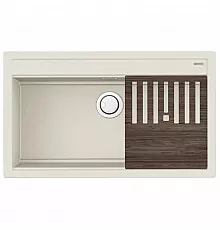 Кухонная мойка Artceramic Omoikiri Kitagawa 86-LB-WH белый 4993795