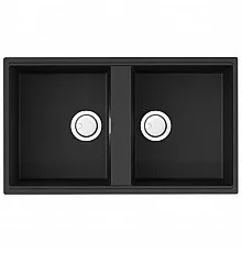 Кухонная мойка Artceramic Omoikiri Kitagawa 83-2-U-GB графит 4993811