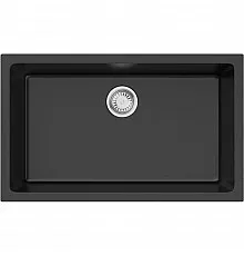 Кухонная мойка Natceramic Omoikiri Okinoshima 76-U/I-BL черный 4997146