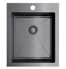Кухонная мойка вороненая сталь Omoikiri Akisame 41-GM 4973094