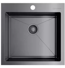 Кухонная мойка вороненая сталь Omoikiri Akisame 51-GM 4973440