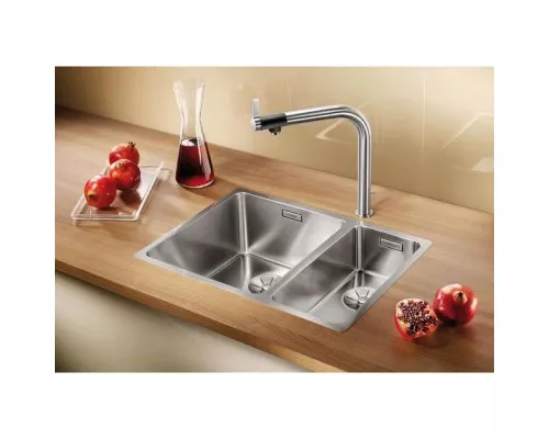 Заказать Кухонная мойка Blanco Adano 340/180-IF InFino зеркальная полированная сталь 522975 в магазине сантехники Santeh-Crystal.ru