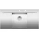 Приобрести Кухонная мойка Blanco Flow 45S-IF InFino зеркальная полированная сталь 521636 в магазине сантехники Santeh-Crystal.ru