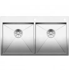 Кухонная мойка Blanco Zerox 400/400-IF/A InFino зеркальная полированная сталь 521648