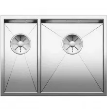 Кухонная мойка Blanco Zerox 340/180-U InFino зеркальная полированная сталь 521614