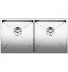 Кухонная мойка Blanco Zerox 400/400-U InFino зеркальная полированная сталь 521620