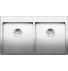 Кухонная мойка Blanco Claron 400/400-IF/A InFino нержавеющая сталь 521654